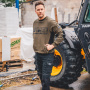 podgląd Bluza męska JCB Trade Crew olive green
