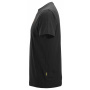 podgląd SNICKERS Classic logo czarna męska koszulka 100% bawełna wygodna i przewiewna
