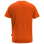 podgląd SNICKERS Logo pomarańczowa męska koszulka ze 100% bawełny dla większego komfortu