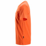 podgląd SNICKERS Logo pomarańczowa męska koszulka ze 100% bawełny dla większego komfortu