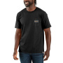 podgląd CARHARTT Pocket czarny męski t shirt bawełniany, luźny nowoczesny krój, kultowa