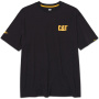 podgląd CATERPILLAR Graphic Tee czarna męska koszulka, 100% bawełna, atrakcyjny nadruk C