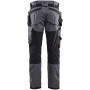 podgląd BLAKLADER Sweden Craftsman Stretch szare męskie spodnie robocze + kieszenie