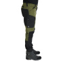 podgląd Asoto Vild Zip-Off męskie oliwkowe profesjonalne spodnie outdoorowe DWR, odpinan