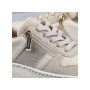 podgląd RIEKER N9909-60 beżowe damskie sneakersy z technologią Antistress