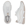 podgląd RIEKER 45969-80 białe damskie sneakersy z technologią Antistress