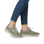podgląd RIEKER 50962-52 zielone damskie sneakersy z technologią Antistress