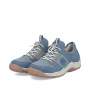 podgląd RIEKER L0593-12 niebieskie damskie sneakersy z technologią Antistress