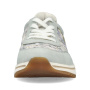podgląd RIEKER L5812-91 niebieskie damskie skórzane sneakersy z pięknym wzorem, Antistre