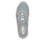 podgląd RIEKER N8456-40 zielone damskie skórzane wygodne sneakersy z podeszwą Antistress