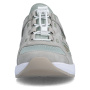 podgląd RIEKER N8456-40 zielone damskie skórzane wygodne sneakersy z podeszwą Antistress