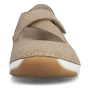 podgląd RIEKER 55958-20 beżowe damskie baleriny idealne na ciepłe letnie dni, Antistress