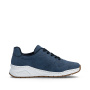 podgląd RIEKER M4903-14 niebieskie damskie sneakersy, nowoczesne i wygodne, podeszwa Ant