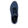podgląd RIEKER M4903-14 niebieskie damskie sneakersy, nowoczesne i wygodne, podeszwa Ant