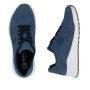 podgląd RIEKER M4903-14 niebieskie damskie sneakersy, nowoczesne i wygodne, podeszwa Ant
