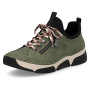 podgląd RIEKER 45973-54 zielone damskie wygodne sneakersy, podeszwa Anti-Stress