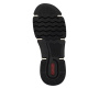 podgląd RIEKER 45973-54 zielone damskie wygodne sneakersy, podeszwa Anti-Stress