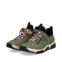 podgląd RIEKER 45973-54 zielone damskie wygodne sneakersy, podeszwa Anti-Stress