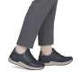 podgląd RIEKER 58902-14 niebieskie damskie sneakersy, podeszwa Antistress zapewniająca w