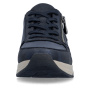 podgląd RIEKER 58902-14 niebieskie damskie sneakersy, podeszwa Antistress zapewniająca w