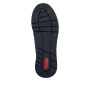 podgląd RIEKER 58902-14 niebieskie damskie sneakersy, podeszwa Antistress zapewniająca w