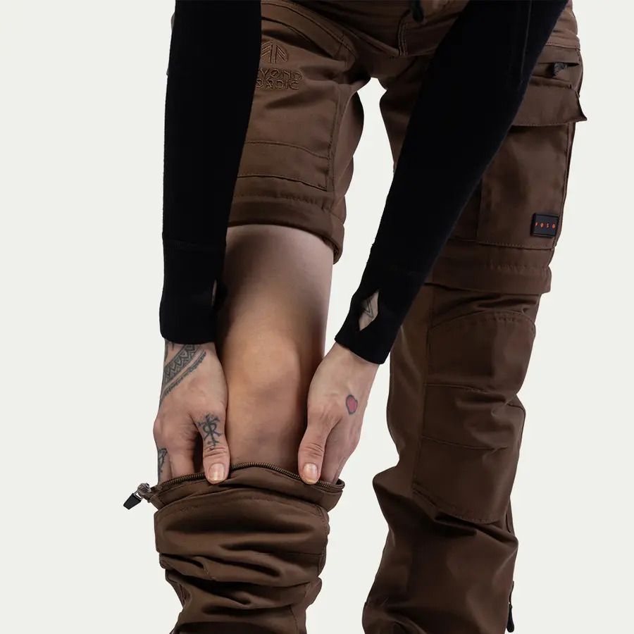 szczegóły Damskie spodnie turystyczne Beyond Nordic Sweden Zip-Off Teflon EcoElite®