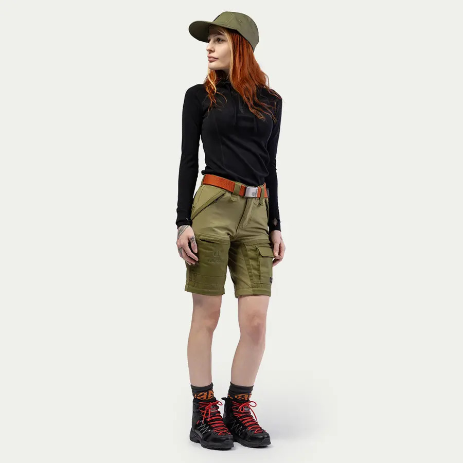szczegóły Damskie spodnie turystyczne Beyond Nordic Sweden Zip-Off Teflon EcoElite®