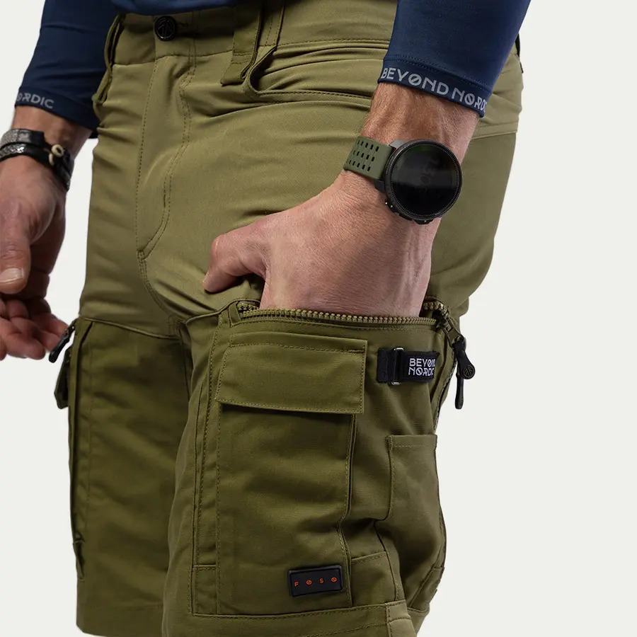 szczegóły Męskie szorty outdoorowe Beyond Nordic Sweden BN010 Teflon EcoElite®