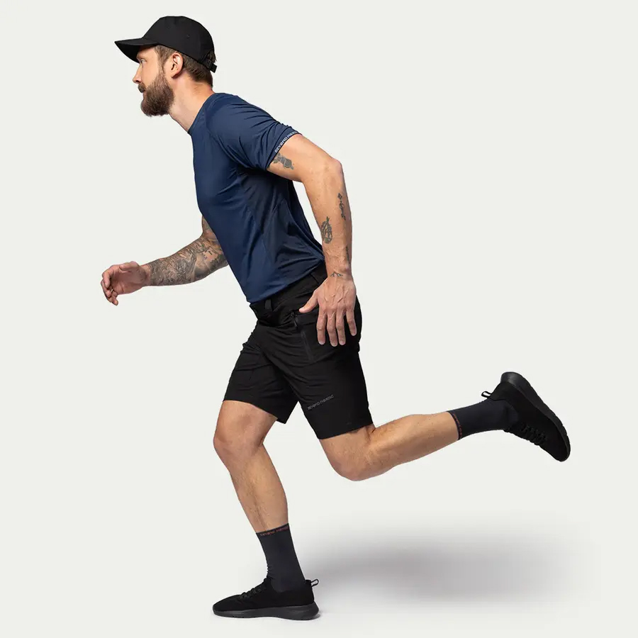 szczegóły Męskie szorty outdoorowe Beyond Nordic Sweden Terraflex™ quick-dry