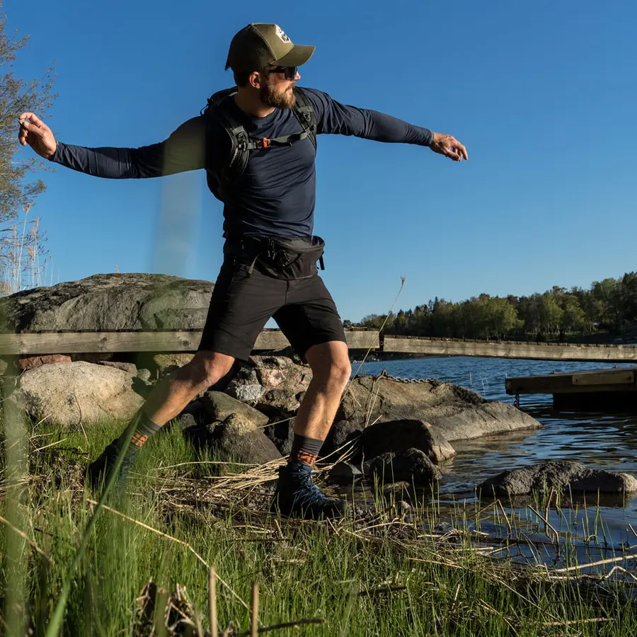 szczegóły Męskie szorty outdoorowe Beyond Nordic Sweden Terraflex™ quick-dry