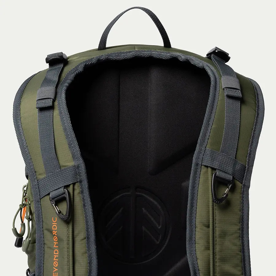 szczegóły Beyond Nordic Sweden BN503 oliwkowy męski plecak outdoor 20L