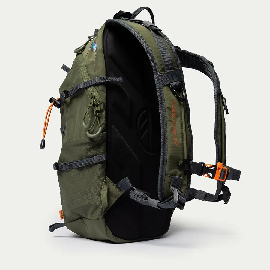 szczegóły Beyond Nordic Sweden BN503 oliwkowy męski plecak outdoor 20L