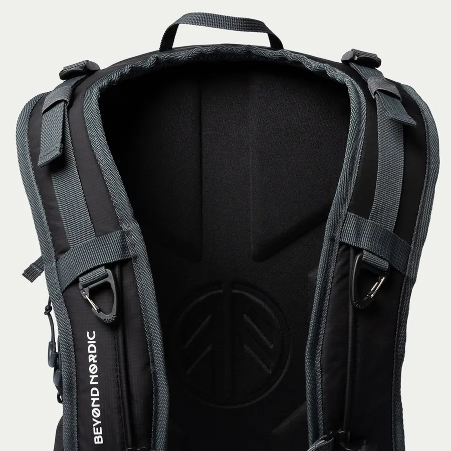 szczegóły Beyond Nordic Sweden BN503 czarny męski plecak outdoor 20L