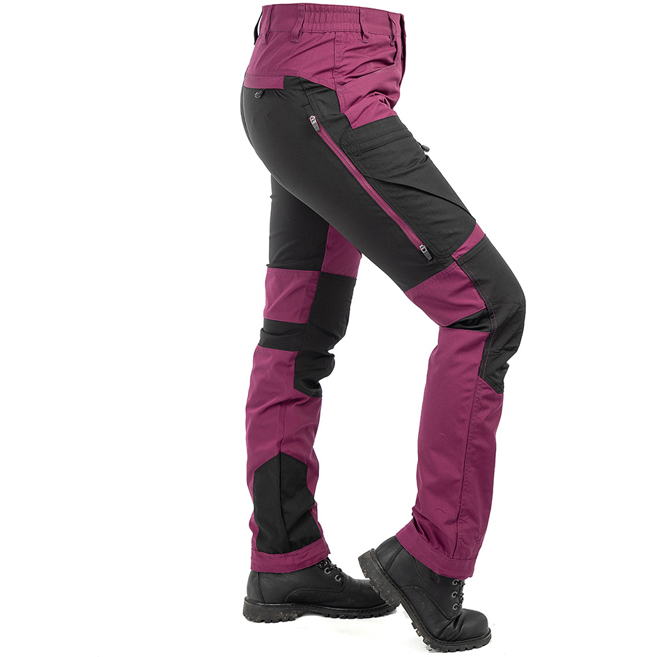 szczegóły Damskie spodnie trekkingowe ARRAK SWEDEN Active Stretch fuchsia