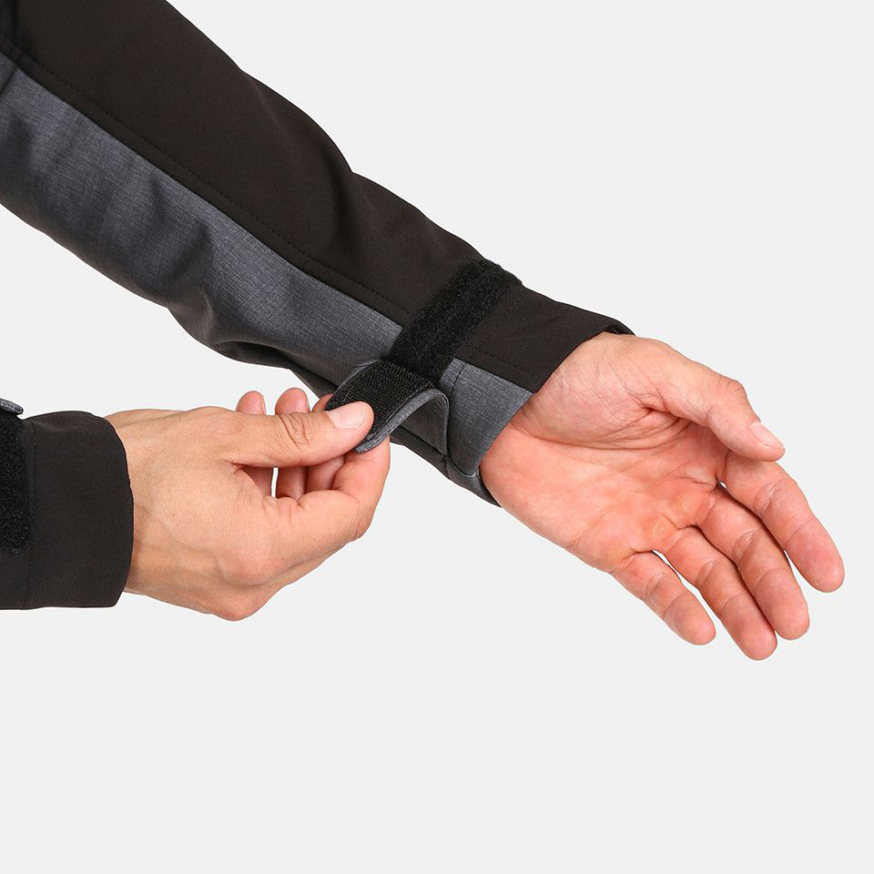 szczegóły KILPI RAVIO-M szara męska kurtka outdoorowa z membraną Siberium 10 000 mm