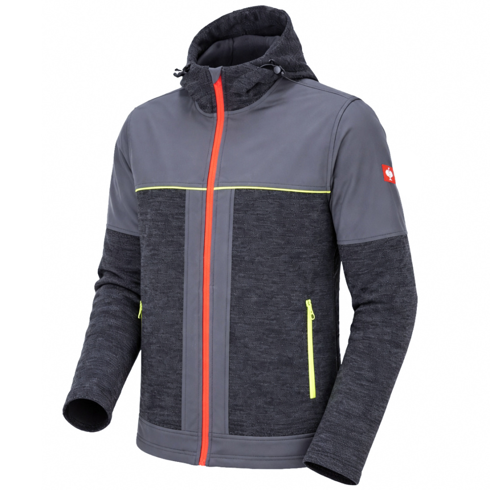 szczegóły Engelbert Strauss E.S. Hybrid szara męska kurtka do całorocznego użytkowania