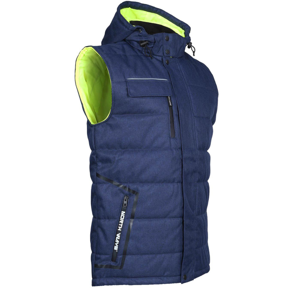 szczegóły Nine Worths Maximy niebieska męska kamizelka robocza WP 5000 mm