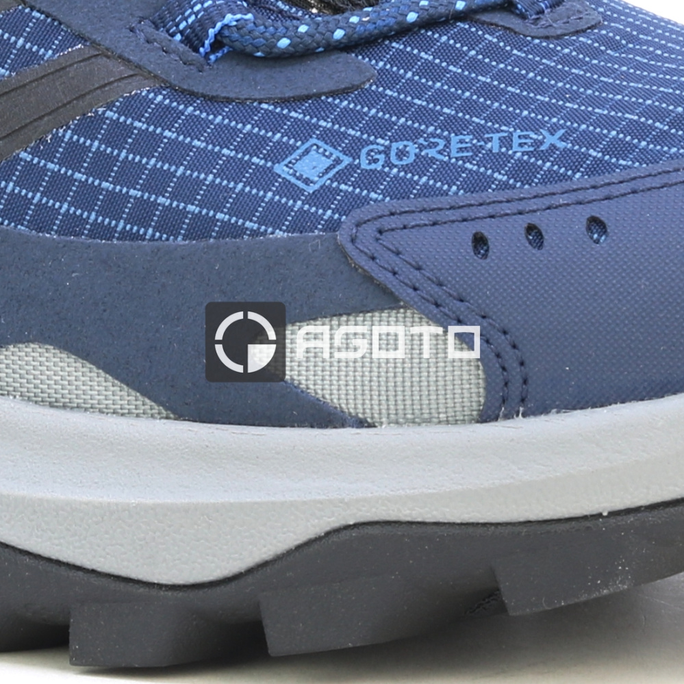 szczegóły MERRELL MOAB SPEED 2 GTX niebieskie męskie obuwie outdoor, membrana Gore-Tex®