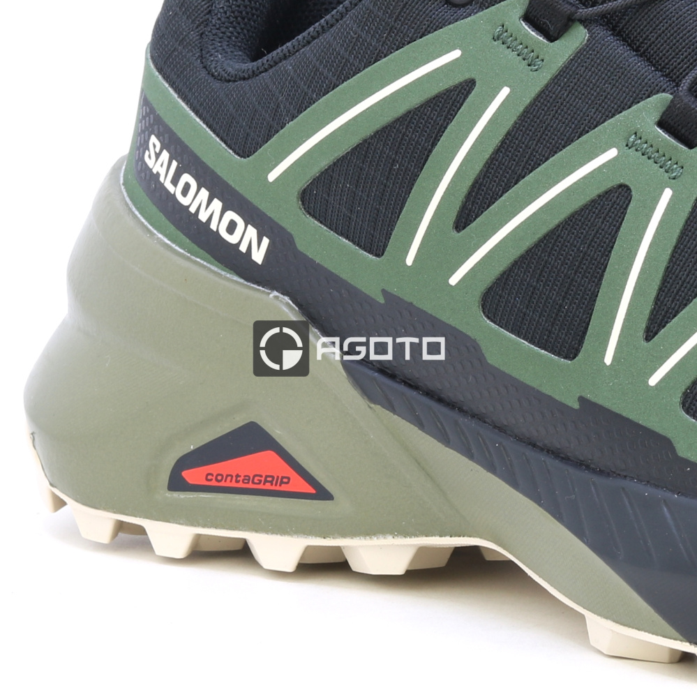 szczegóły SALOMON Speedcross Peak Black czarne męskie buty outdoorowe