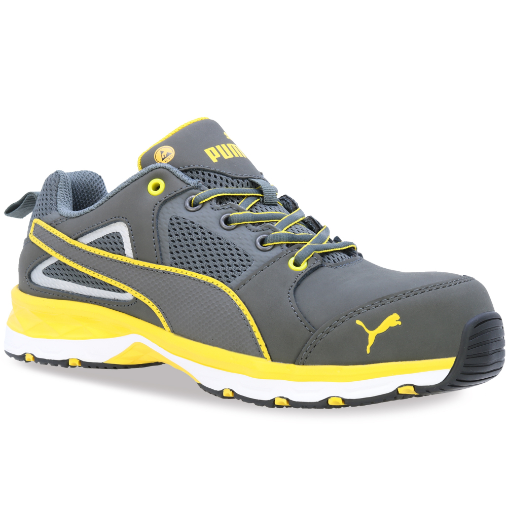 detail Buty robocze PUMA Pace 2.0 yellow low S1P ESD