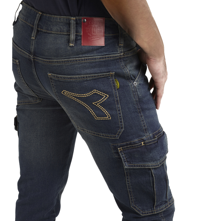 detail Spodnie DIADORA Stone Cargo Jeans Stretch