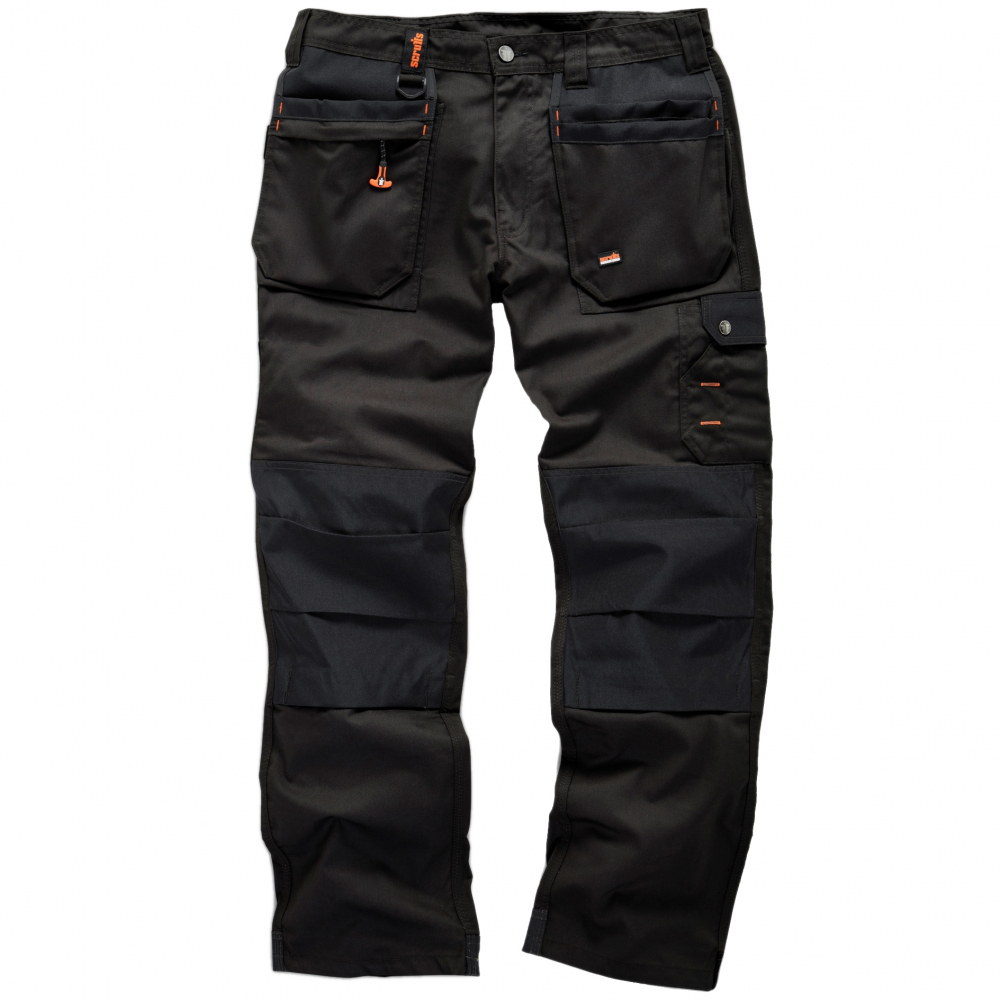 detail Spodnie robocze SCRUFFS Worker Plus black
