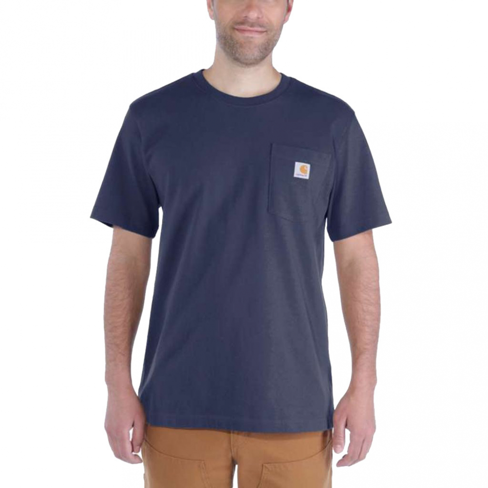 detail T-shirt roboczy CARHARTT Pocket S-Sleve