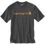 podgląd CARHARTT Core szary męski t shirt bawełniany, luźny nowoczesny krój, kultowa mar