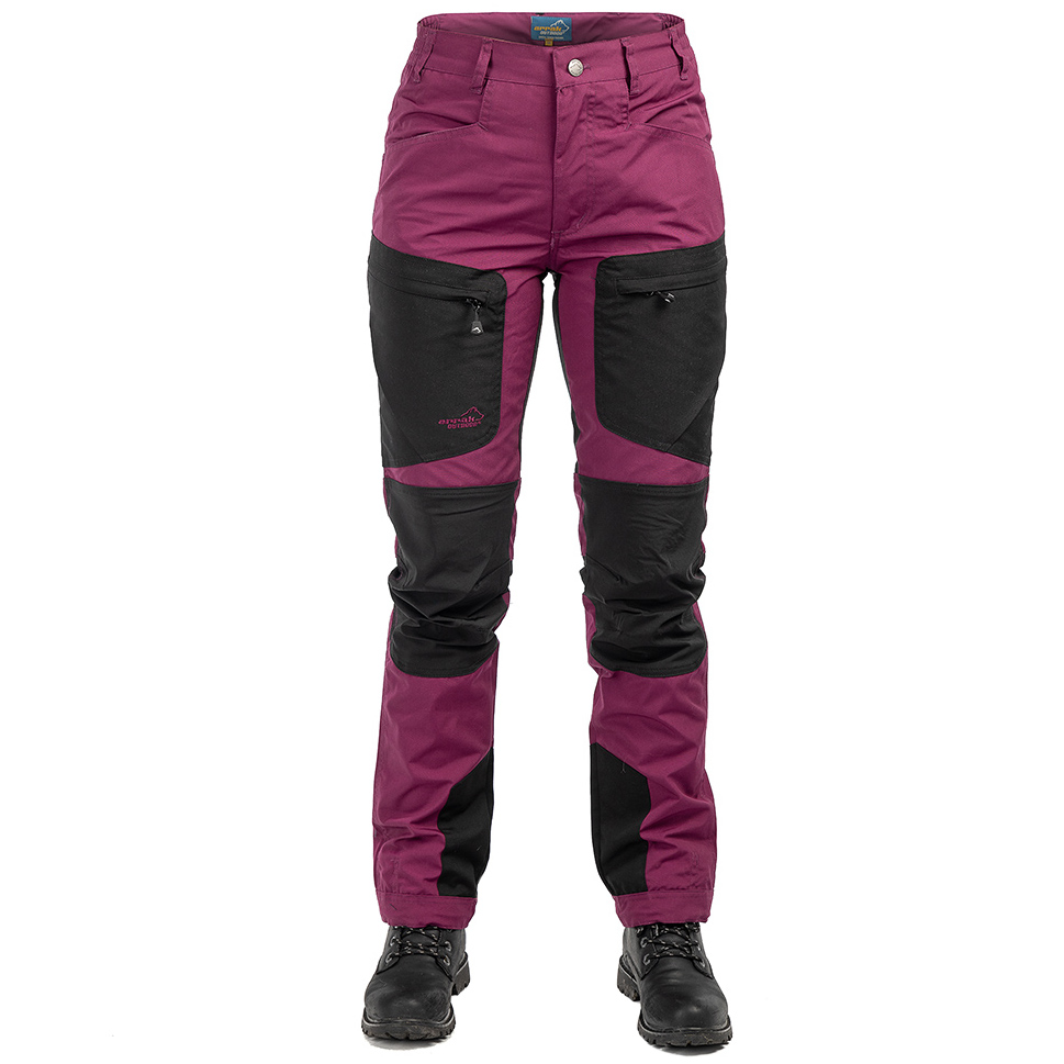 detail Damskie spodnie trekkingowe ARRAK SWEDEN Active Stretch fuchsia