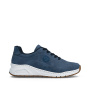 podgląd RIEKER M4903-14 niebieskie damskie sneakersy, nowoczesne i wygodne, podeszwa Ant