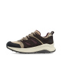 podgląd RIEKER Z0900-25 brązowe damskie sneakersy, wygodna podeszwa Antistress